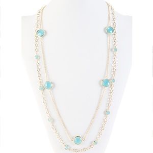 Argento Vivo 18K Gold Clad Necklace & earrings